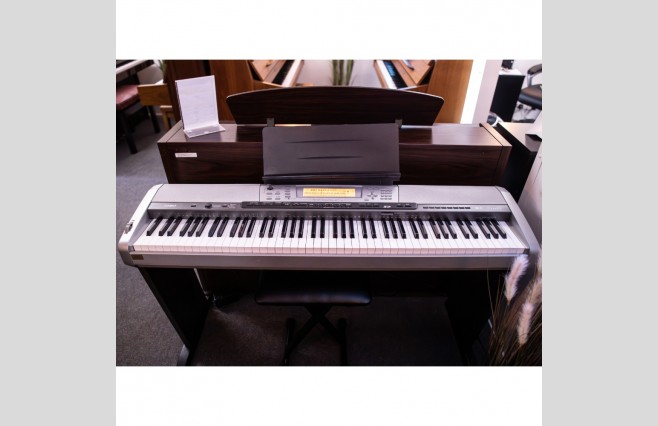 Used Casio PX410R Silver Home Stand Digital Piano Complete Package (SN:8009080R) - Image 1